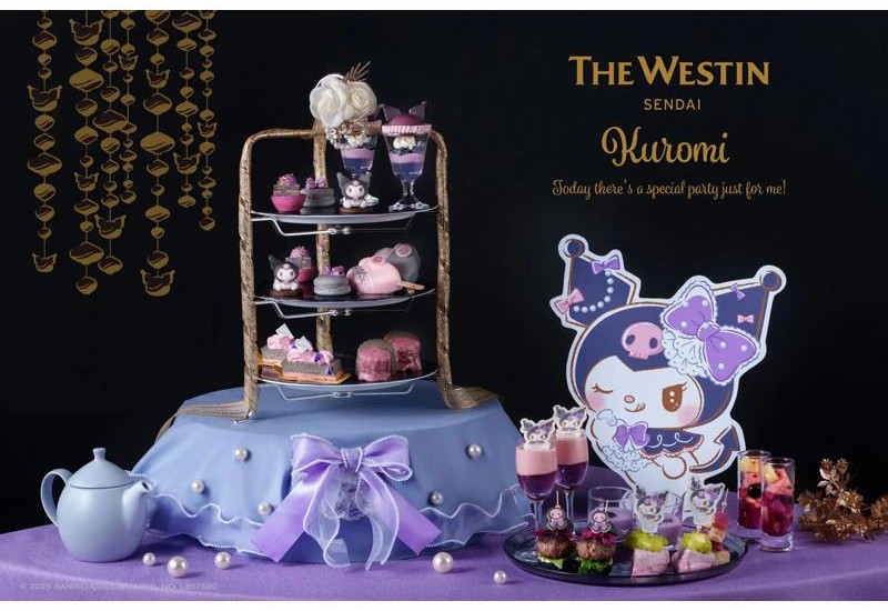 ウェスティンホテル仙台で仙台グルメとクロミ20周年のコラボメニューを堪能！「KUROMI Afternoon Tea Party」期間限定で開催