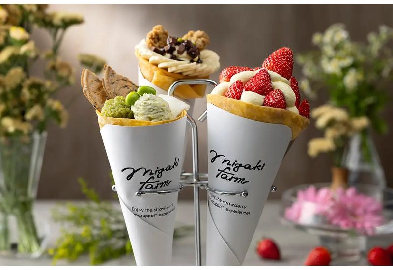 宮城・名取市に「MIGAKI FARM」の新店舗が7月1日オープン！花束のようなクレープを提供
