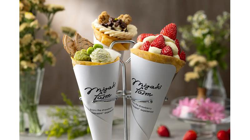 宮城・名取市に「MIGAKI FARM」の新店舗が7月1日オープン！花束のようなクレープを提供