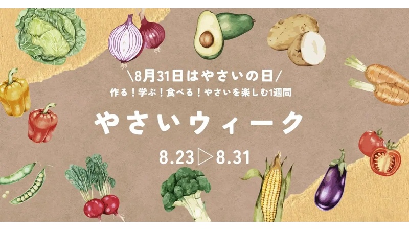 宮城県石巻市でやさいの日にちなんだ秋野菜講習会や詰め放題イベント開催！8月23日（土）から31日（日）「やさいウィーク」