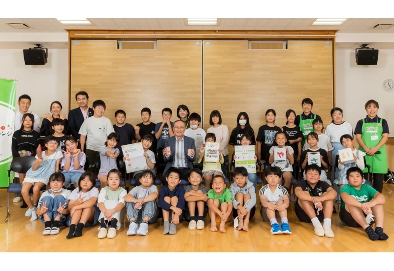 福島県・桑折町の小学生が地元の桃「あかつき」でオリジナルジュース作りに挑戦！