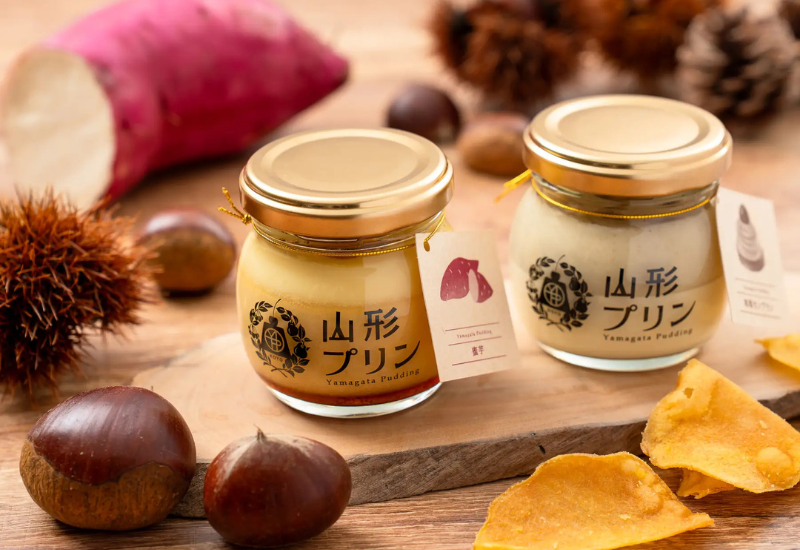 山形プリンから秋限定の味覚が登場 和栗・蜜芋・かぼちゃの濃厚プリンで秋を満喫