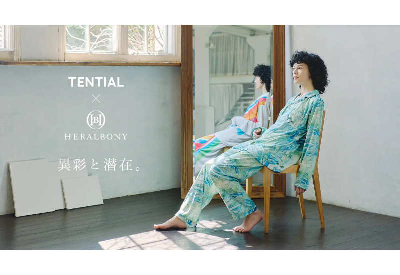 ヘラルボニー×TENTIALが初コラボ！アートとリカバリーが融合した「BAKUNE Pajamas Dry（HERALBONY）」誕生