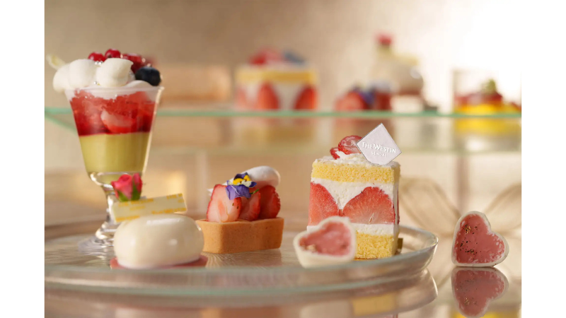 【ウェスティンホテル仙台】甘酸っぱいいちごを、光り輝くスイーツで『Shiny Strawberry Afternoon Tea』