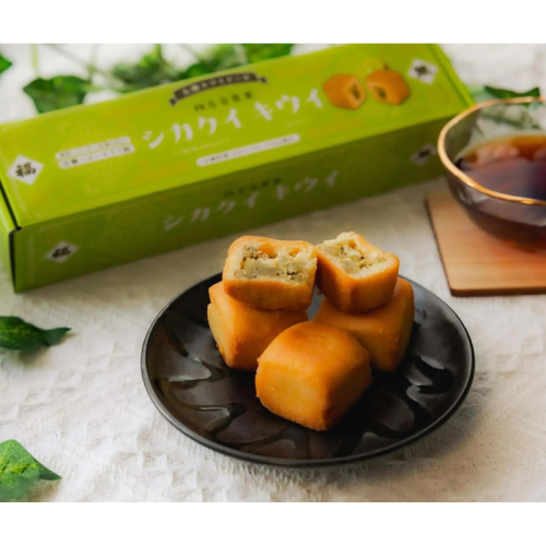 大熊町の新みやげ菓子「シカクイキウイ」誕生!かつて町の名産として愛されたキウイフルーツを使用