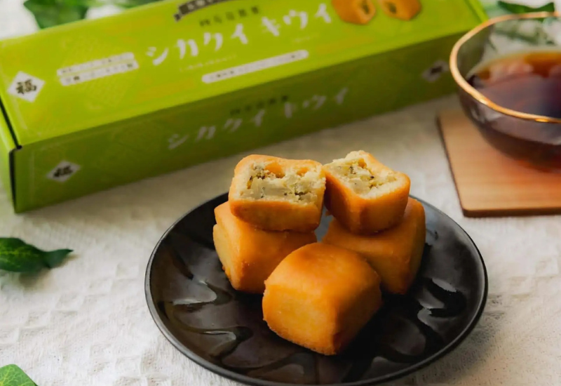 大熊町の新みやげ菓子「シカクイキウイ」誕生！かつて町の名産として愛されたキウイフルーツを使用