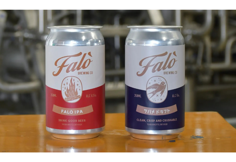宮城・山元町のFalò Brewing、缶ビール製造を開始！定番2種を1月から順次販売