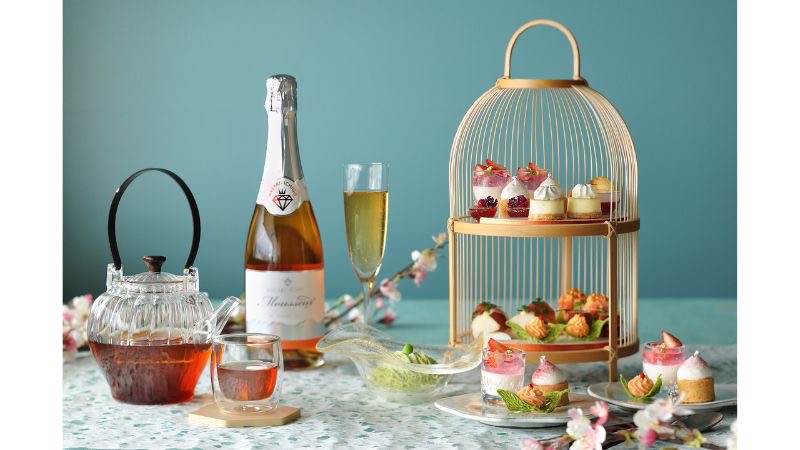 春を告げる「伊達な茶会アフタヌーンティー」、星野リゾートの温泉旅館「界 秋保」にて提供