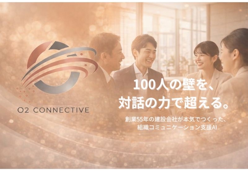 コミュニケーション方法をリアルタイムで提案する組織支援サービス「O2 CONNECTIVE」を株式会社O2 CONNECTIVEが正式リリース