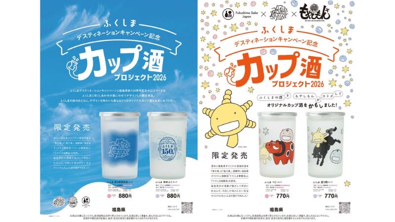 「もやしもん＋」作者・石川雅之氏が描き下ろし！福島県産酒の魅力を伝えるオリジナルカップ酒4種を4月に発売