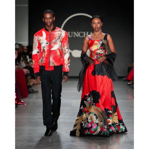 【山形・南陽発】着物アップサイクルブランド「OUNCHAN」　NYで初のランウェイ発表を実施