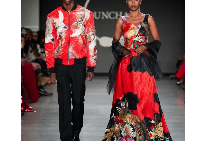 【山形・南陽発】着物アップサイクルブランド「OUNCHAN」　NYで初のランウェイ発表を実施