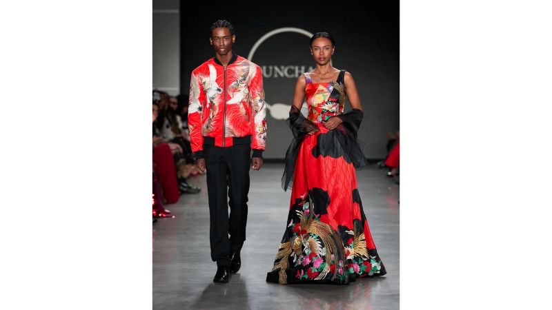 【山形・南陽発】着物アップサイクルブランド「OUNCHAN」 NYで初のランウェイ発表を実施