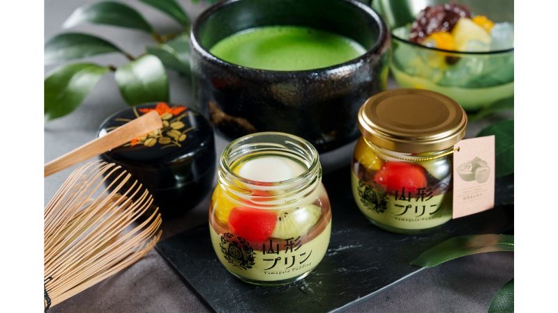 プリン専門店「山形プリン」が和カフェ「お茶と菓で岩淵」と初コラボした「抹茶あんみつプリン」を2026年4月18日(土)より期間限定販売