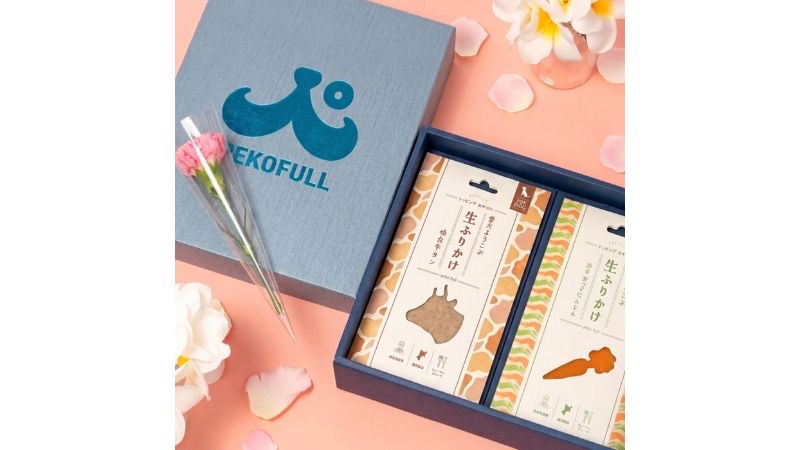 東北初ペットフードブランドの「ぺこふる」が、お中元・お歳暮に使える&SNSで手軽に贈れるeギフト対応の限定ギフトセットを新発売
