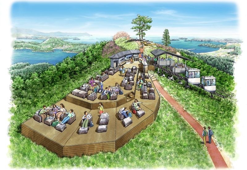 休暇村気仙沼大島、亀山テラスオープンに合わせ日帰りプランを販売開始