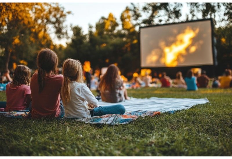【仙台ロイヤルパークホテル】ピクニックガーデンシネマナイト開催 緑に囲まれたガーデンが映画館になる特別な夜