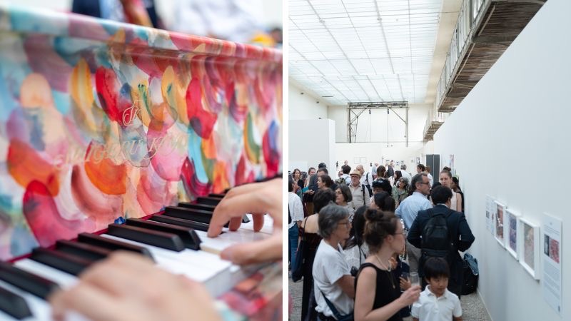 河合楽器製作所×HERALBONYのコラボレーションピアノがフランス最大級の障害者支援団体が主催する展覧会に登場！